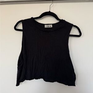 Eterne Classic Black Crop Top